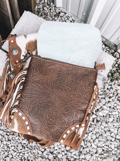 Mesa Prairie Concealed Carry Cowhide Crossbody