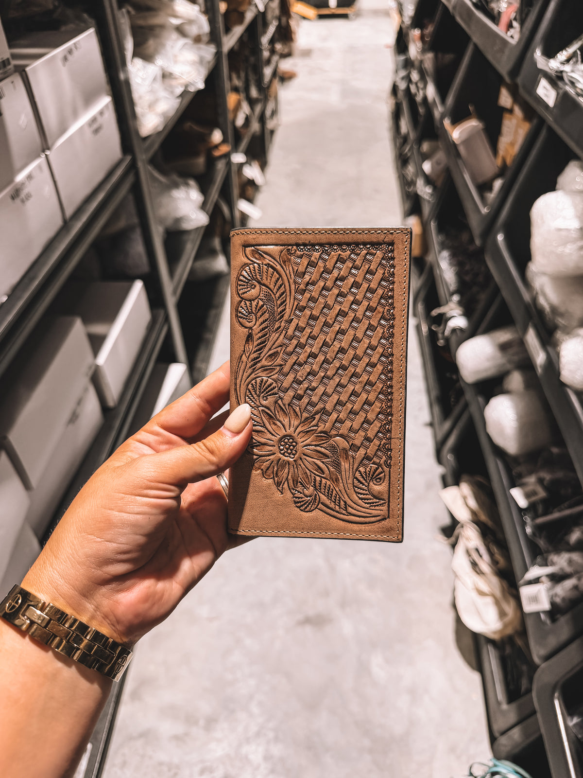 Men’s Brian Tooled Wallet