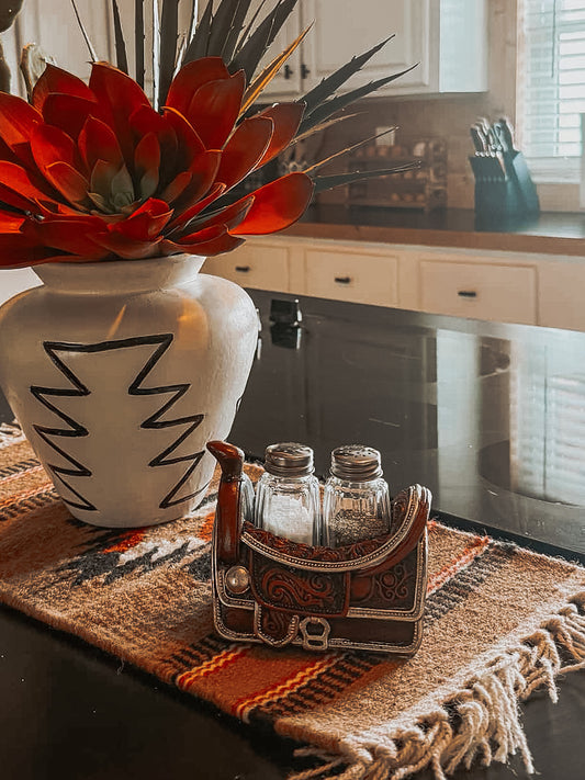 Saddle Salt & Pepper Shaker Set