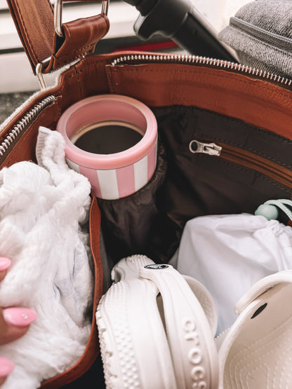 Cowhide Stroller Bag