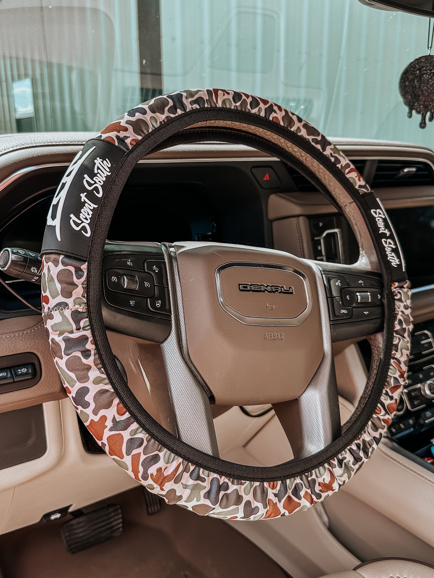 Duck Camo Steering Wheel Cover