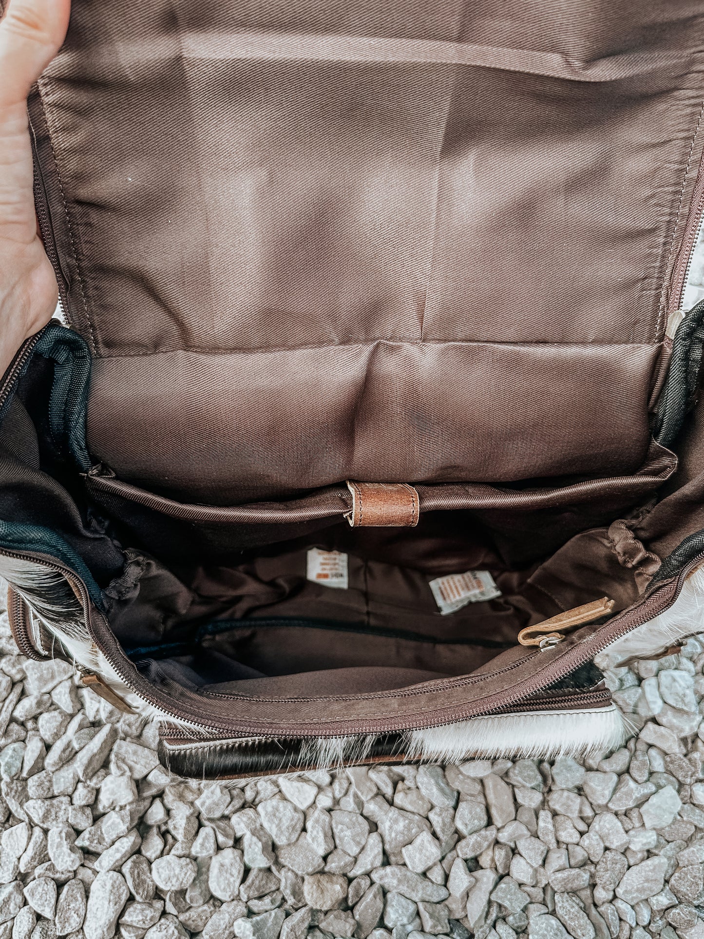 Whitley Leather & Cowhide Backpack