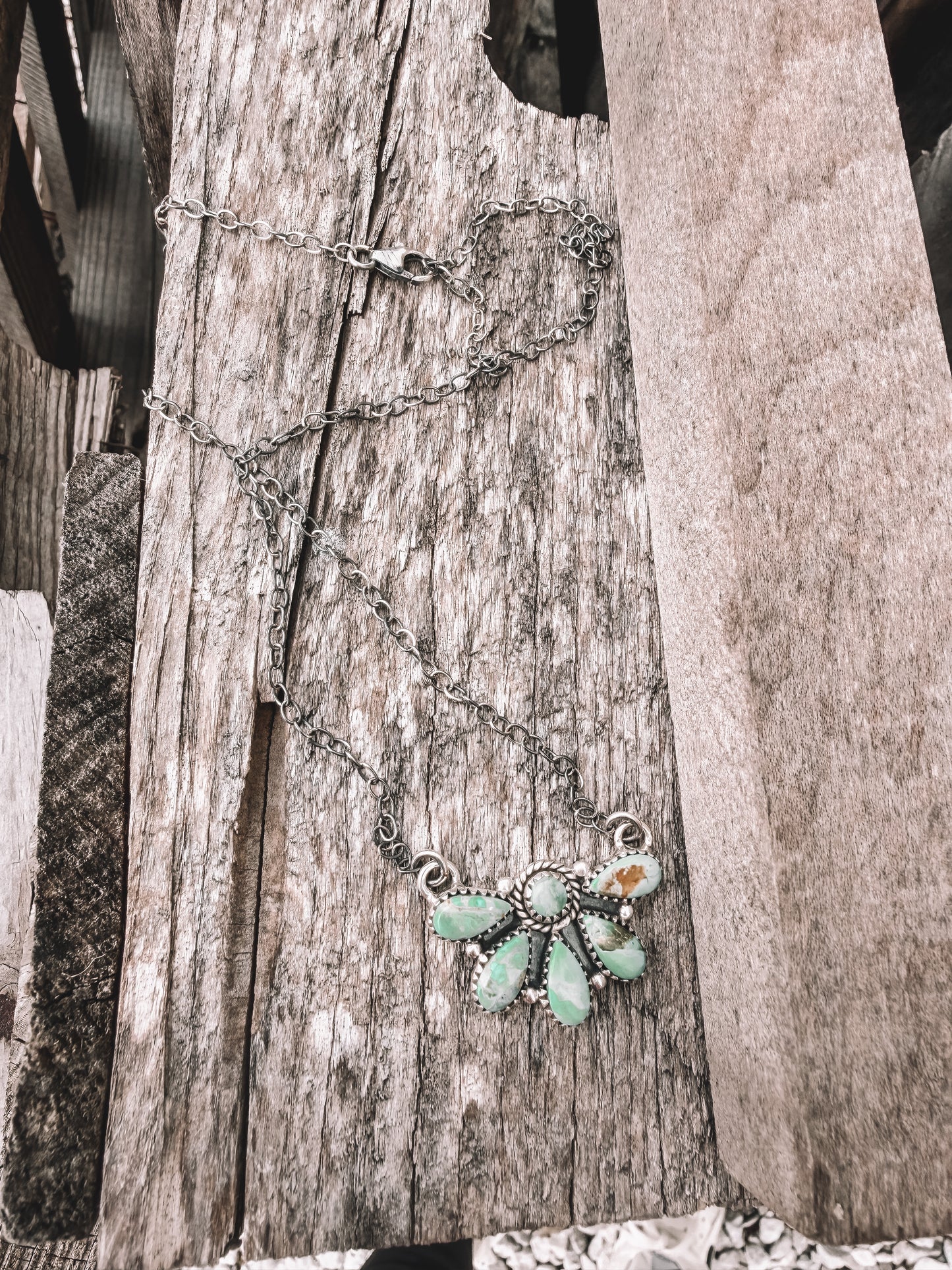 Laroux Necklace in Green