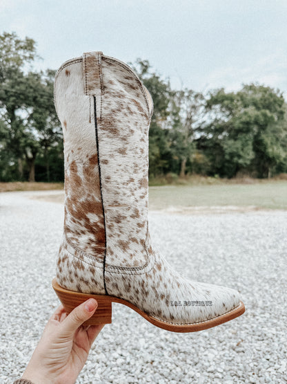 Red Hawk Cowhide Boots