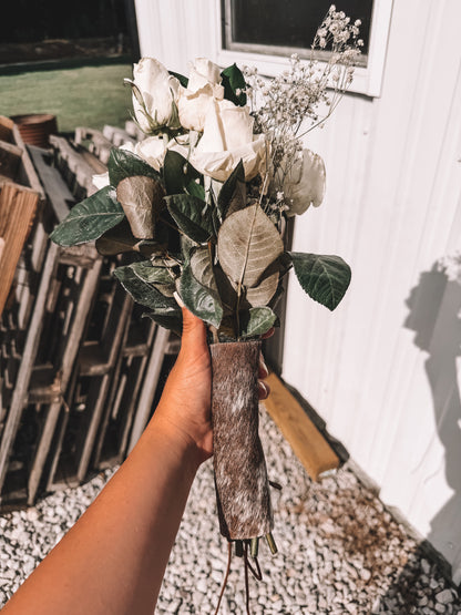 Cowhide Bouquet Wrap