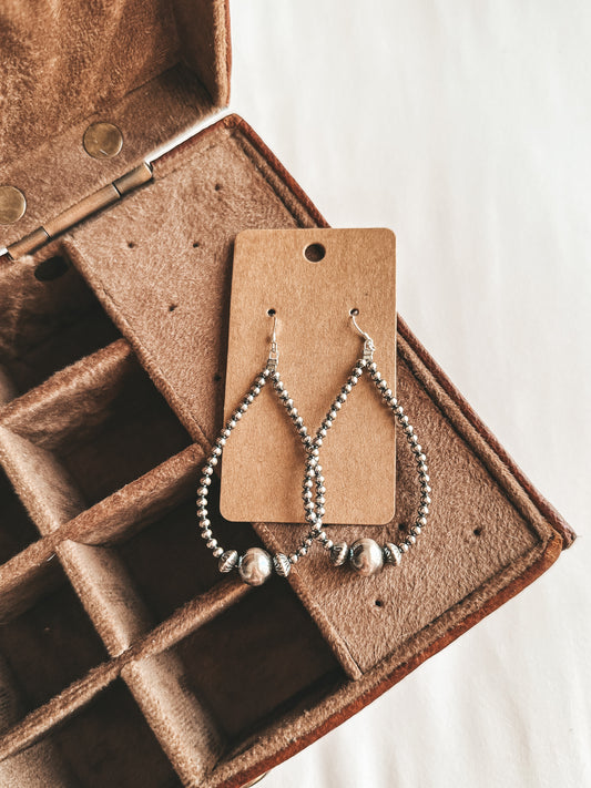 Meet Me in the Middle Beaded Drop Earrings