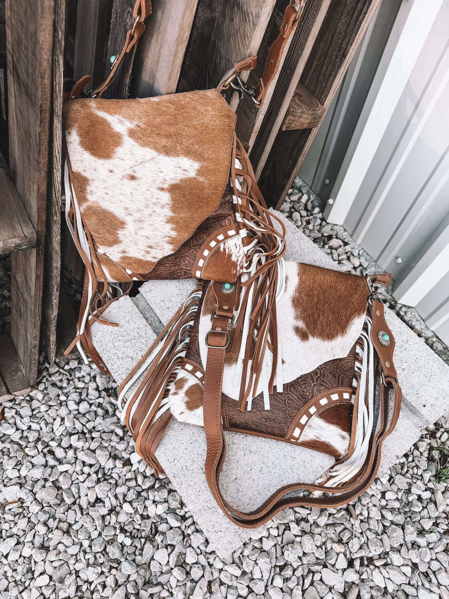 Mesa Prairie Concealed Carry Cowhide Crossbody
