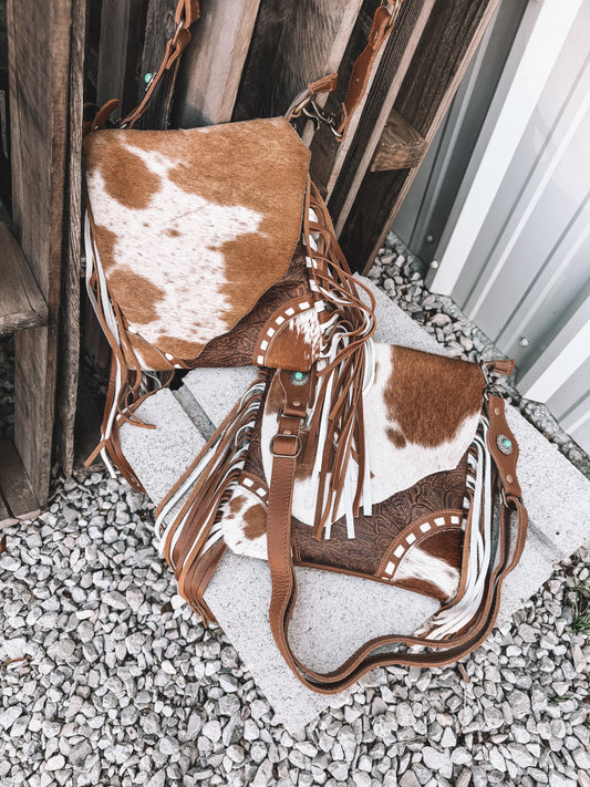 Mesa Prairie Concealed Carry Cowhide Crossbody