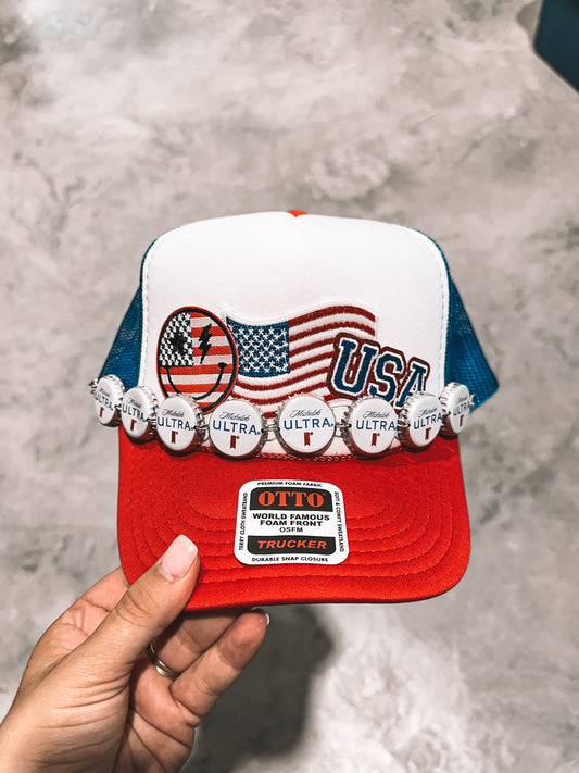USA Custom Trucker Hat