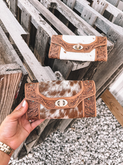 Fern Cowhide Wallet