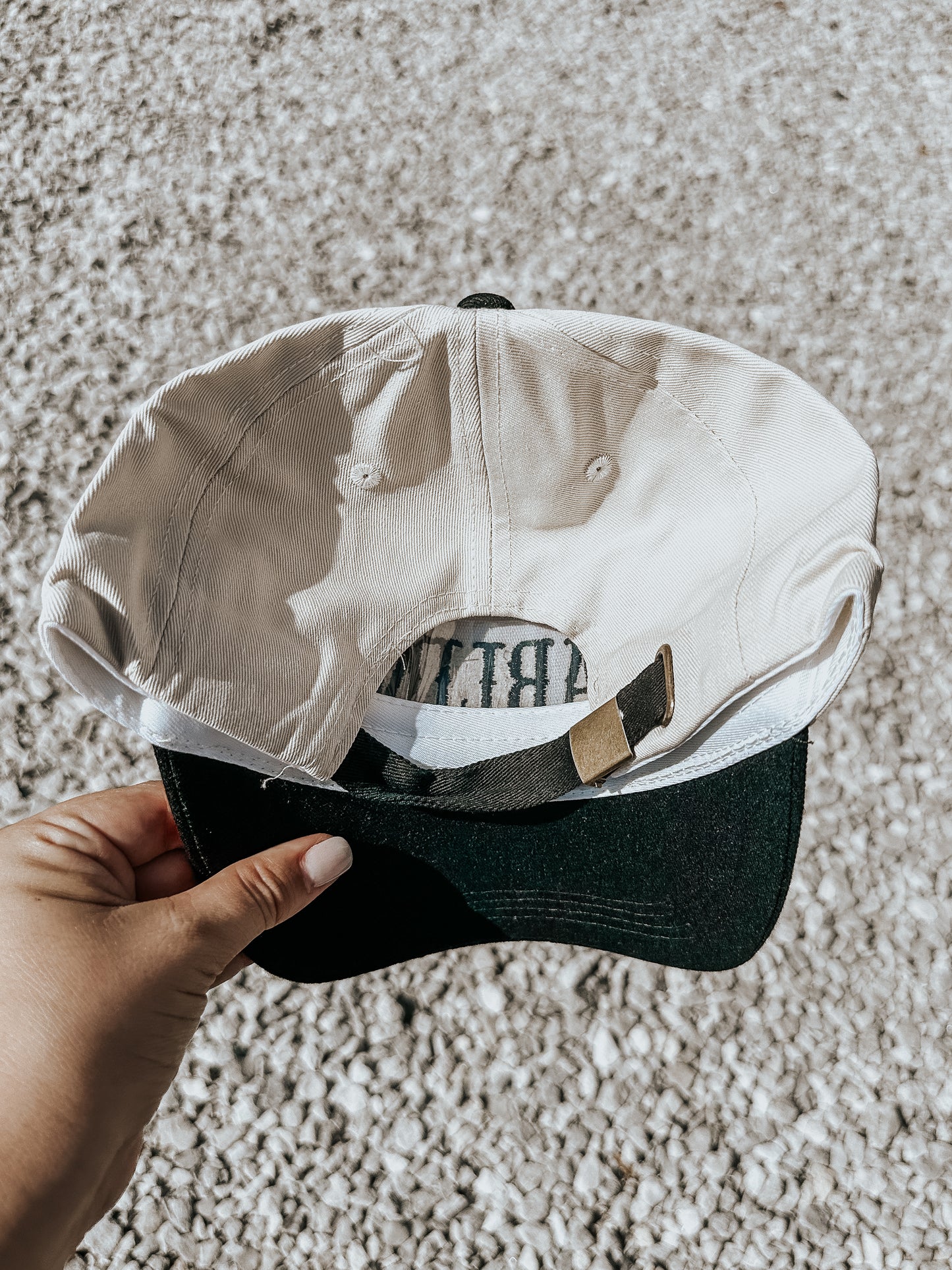 Embroidered Darlin Trucker Hat in Black