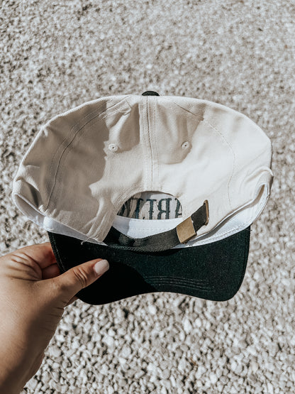 Embroidered Darlin Trucker Hat in Black
