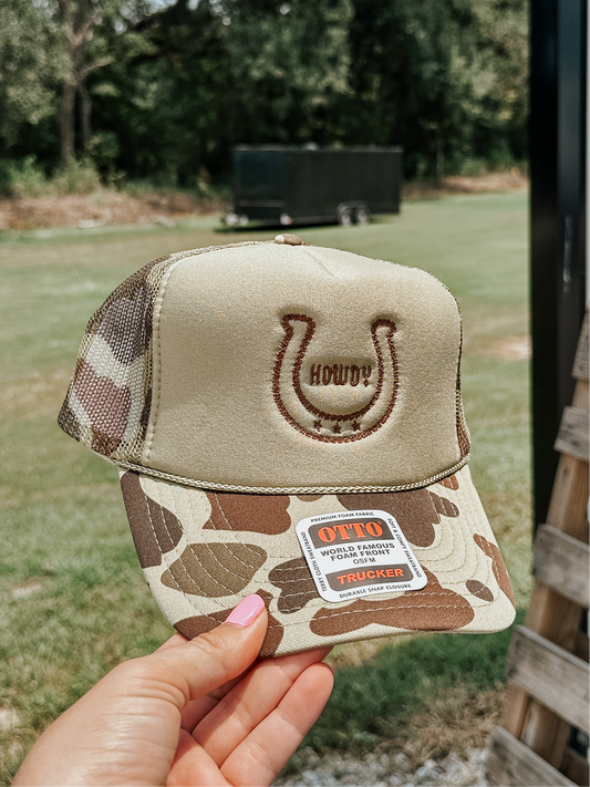 Howdy Horseshoe Trucker Hat