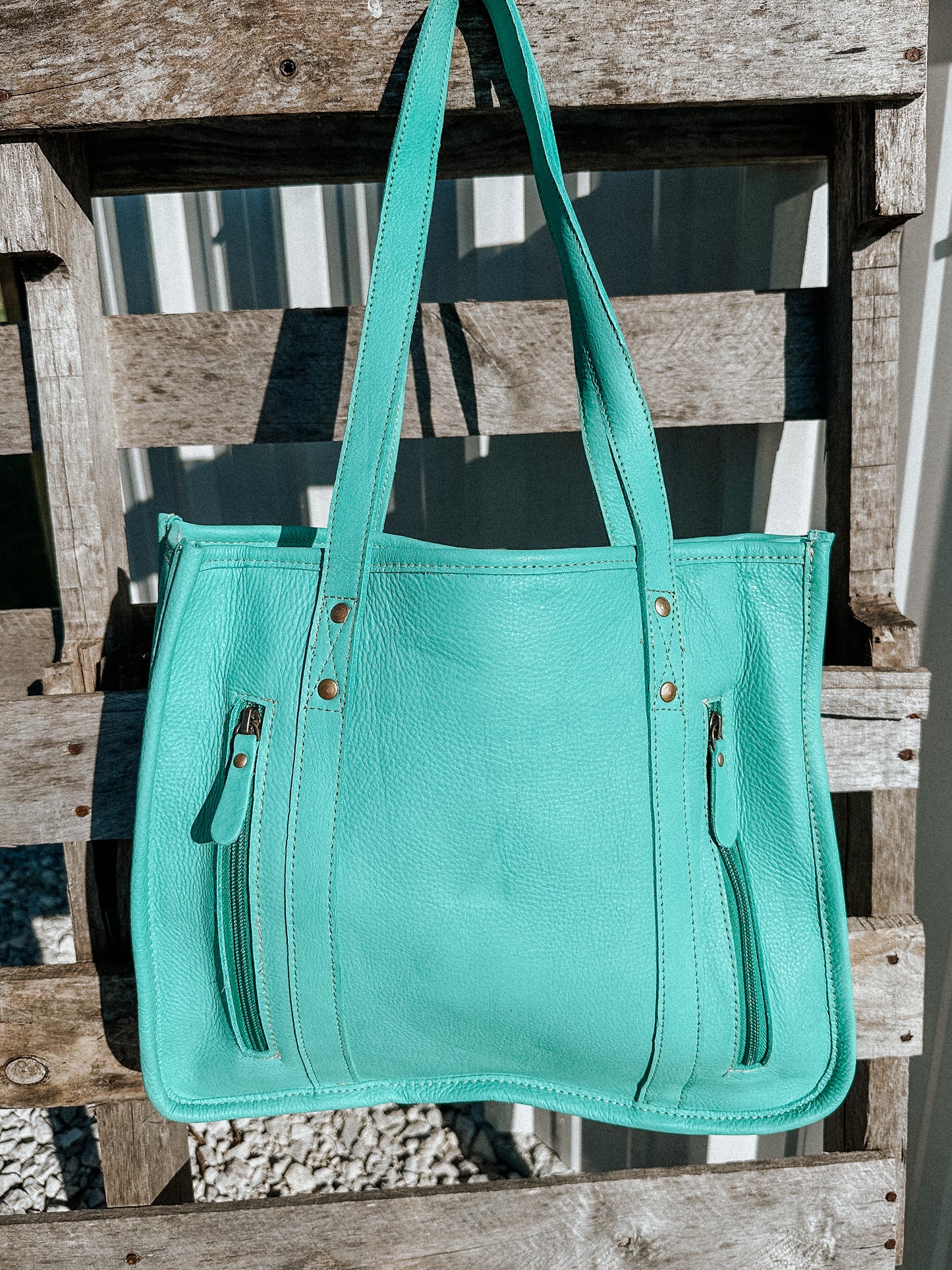 Questa Purse Concealed Carry in Turquoise