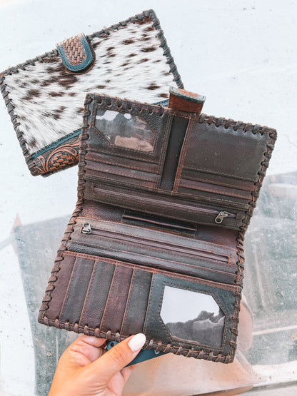 San Antone Cowhide Leather Wallet