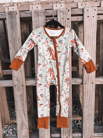 Bird Dog Sleeper Onesie