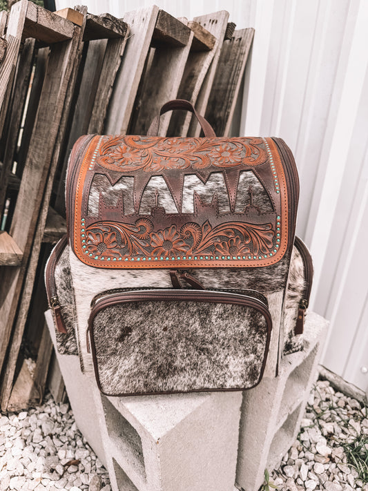 Mama Cowhide Backpack