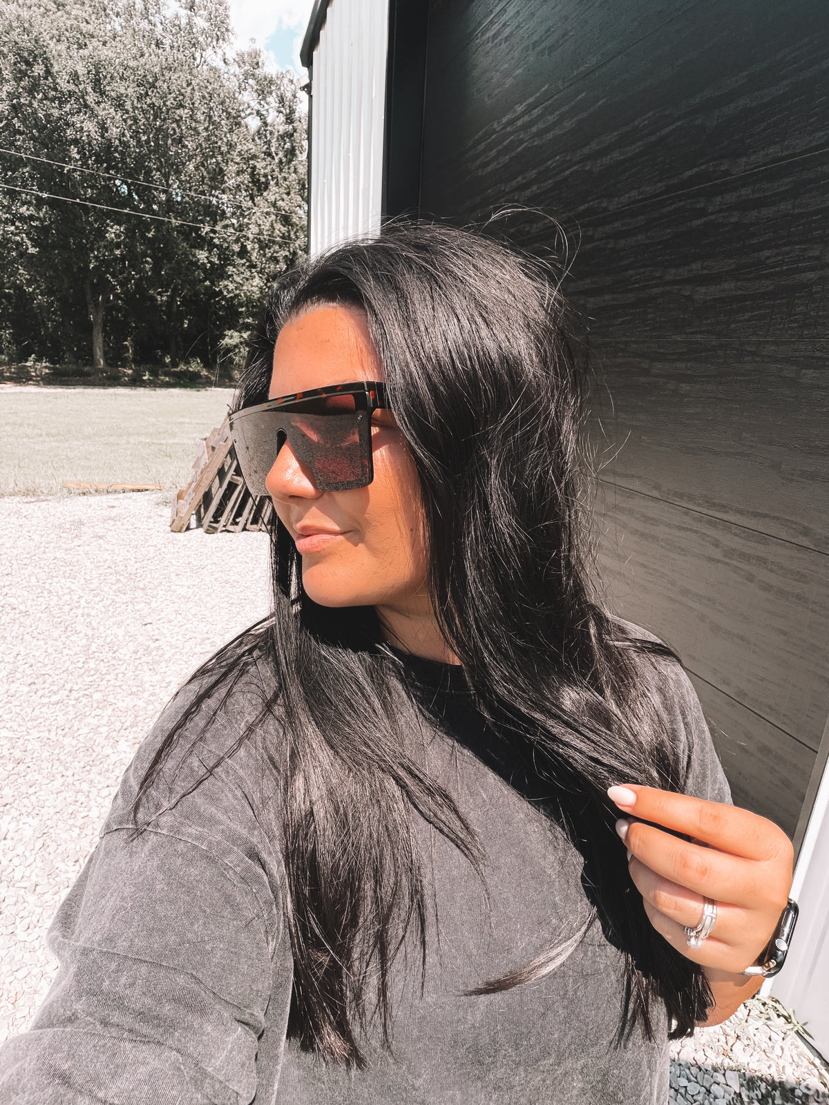 Tortoise Hindsight Sunnies by Quay