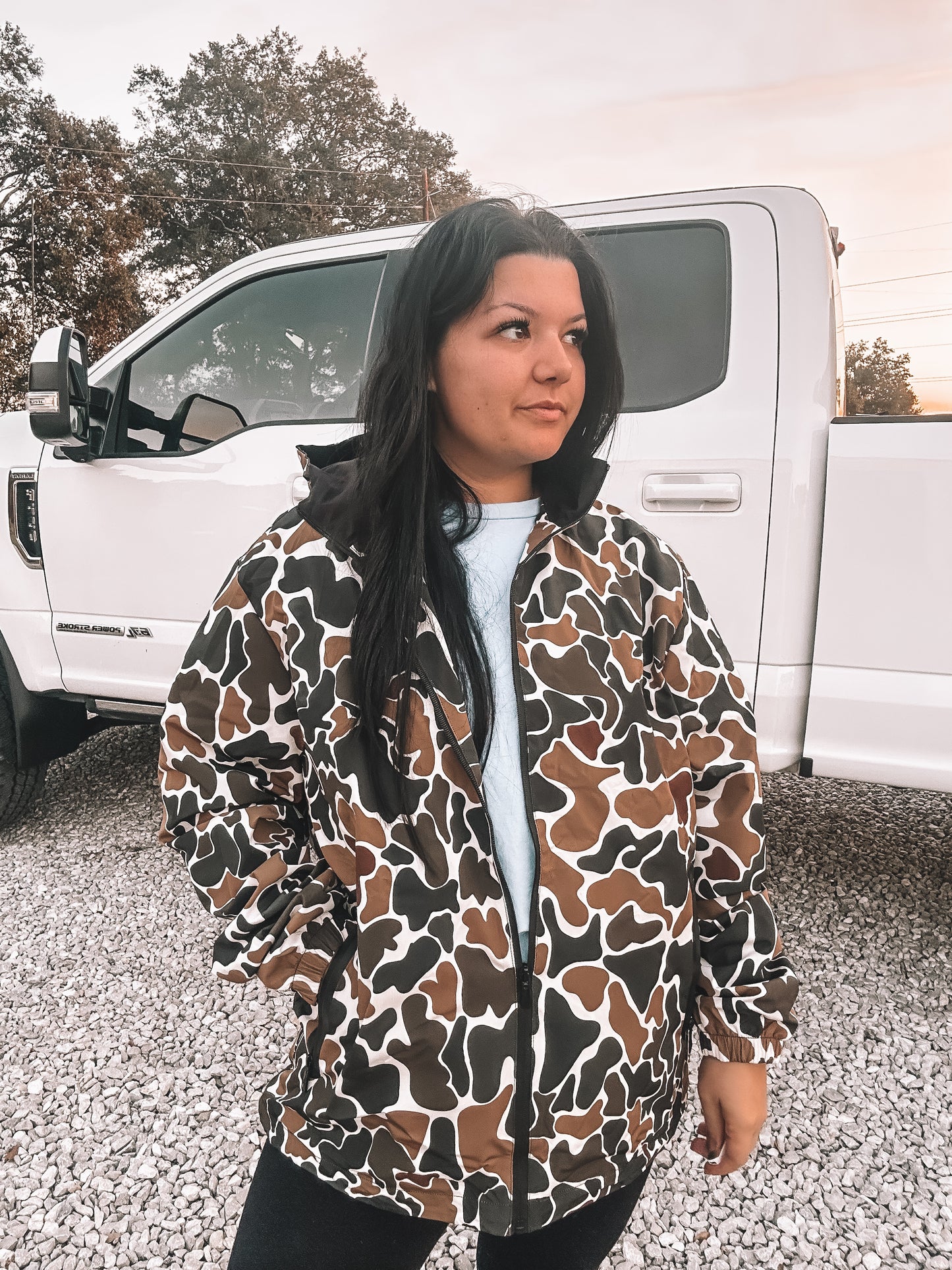 Camo Rain Coat PREORDER
