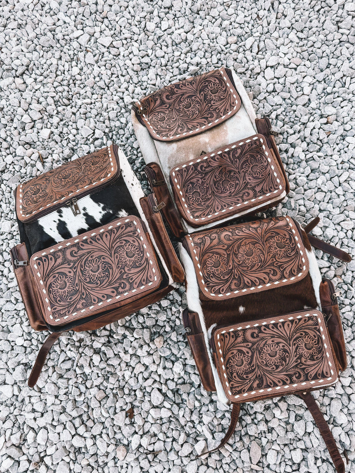 Austin Leather & Cowhide Backpack