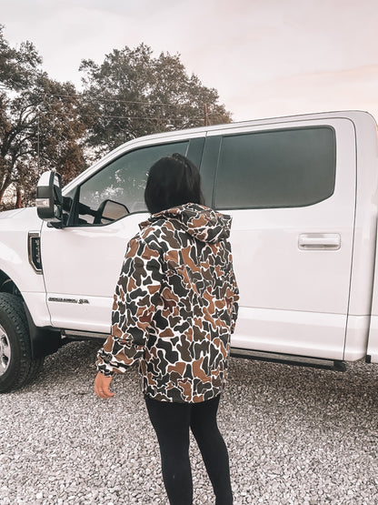 Camo Rain Coat PREORDER