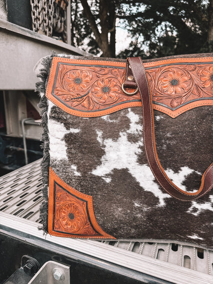 Cartright Cowhide Weekender Bag