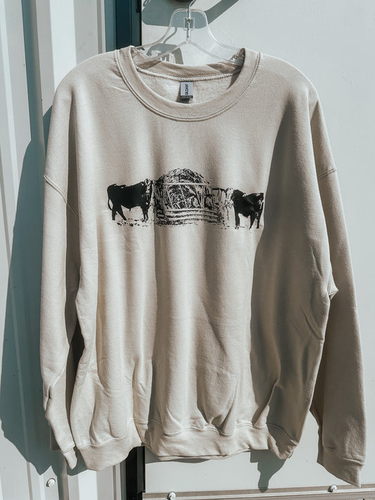 Feed The Cows Crewneck