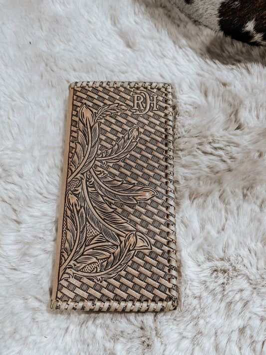 Red Dirt Leather Wallet - Tall