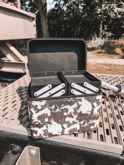 Oversized Makeup Box - Cow