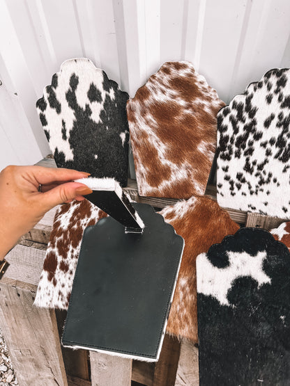 Thick Cowhide Necklace Stand