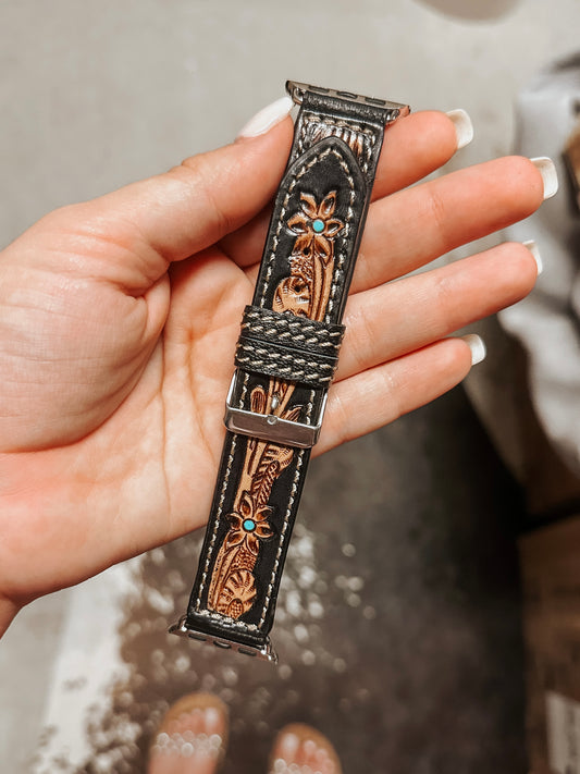 Fox Trail Leather Watch Band