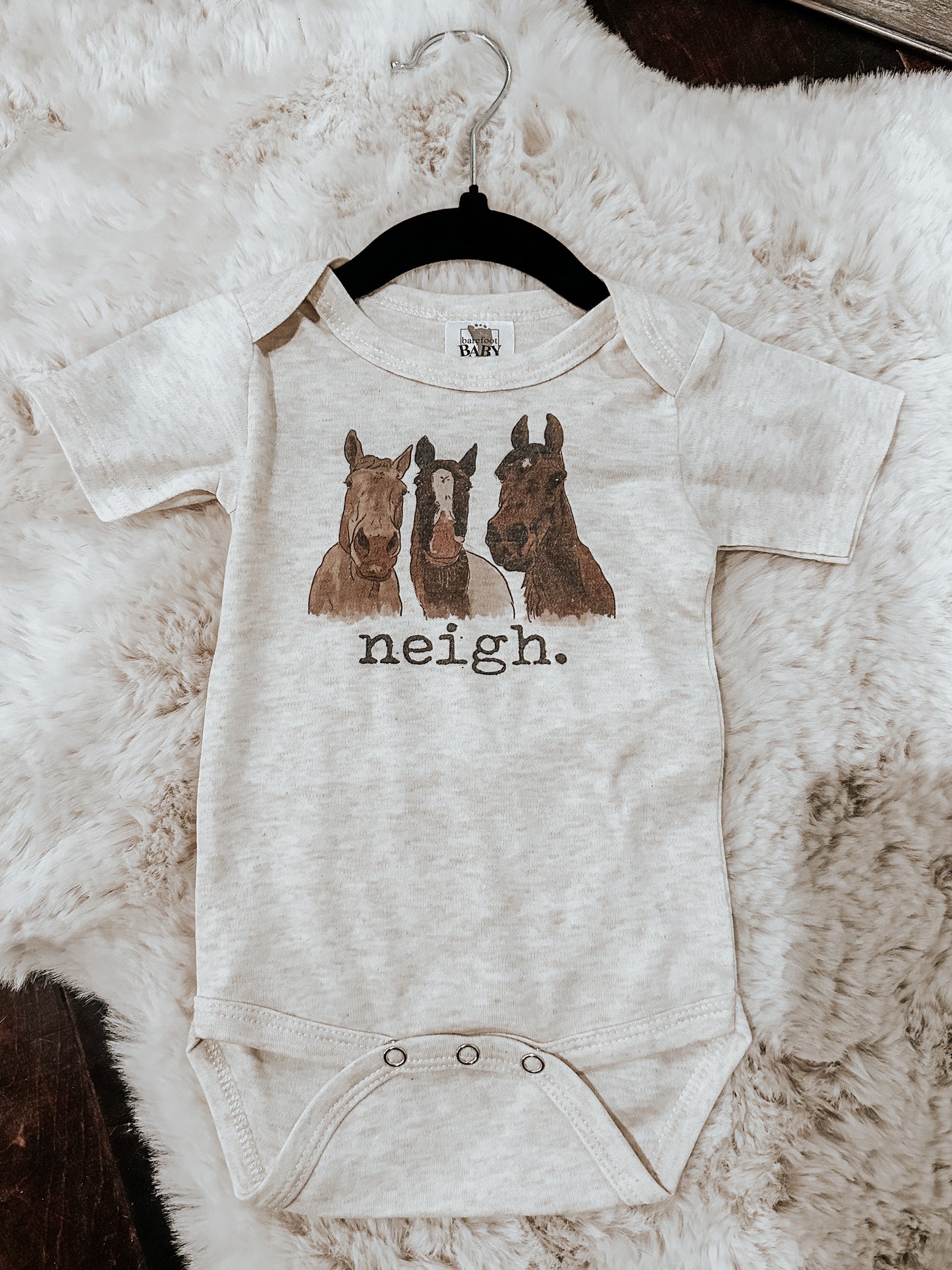 Neigh Onesie Short Sleeve