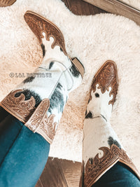 Adelaide Cowhide Leather Boots PREORDER