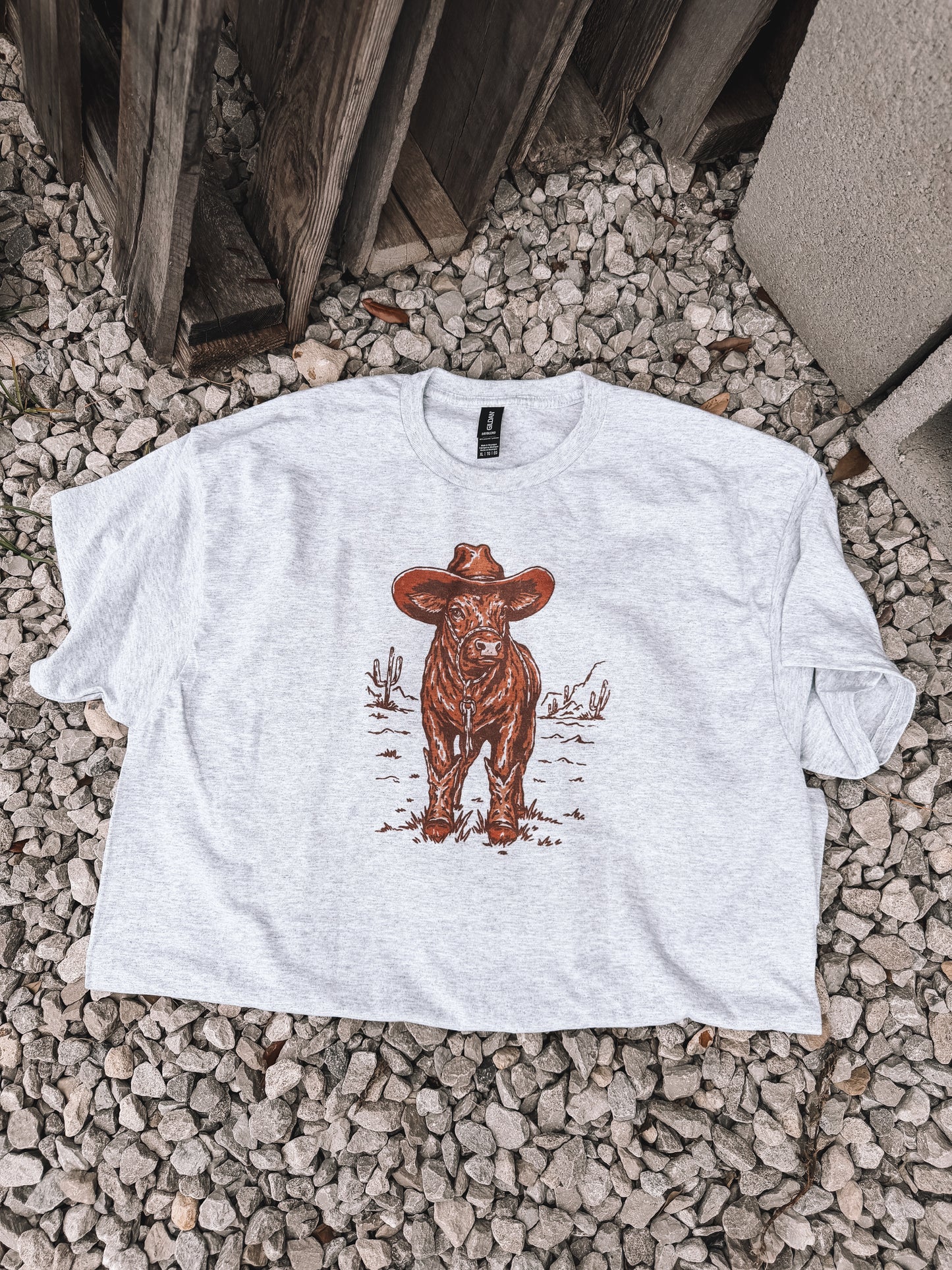 Cowboy Cow Tee