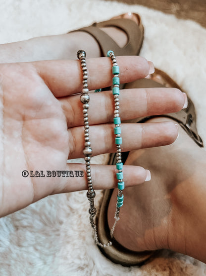 Turquoise Navajo Anklet
