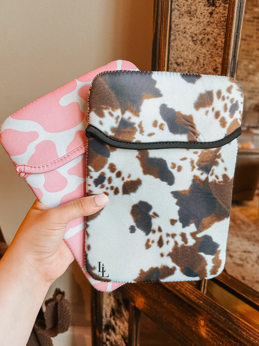 Cow Print Mini iPad Sleeve