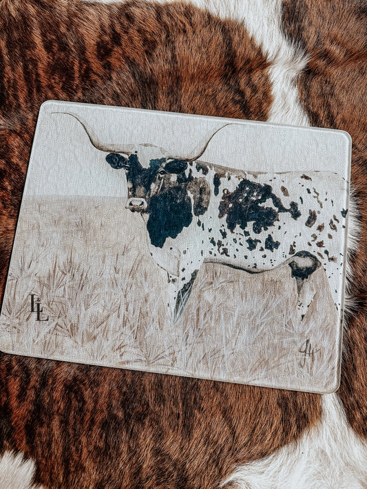 Longhorn Glass Cutting Board