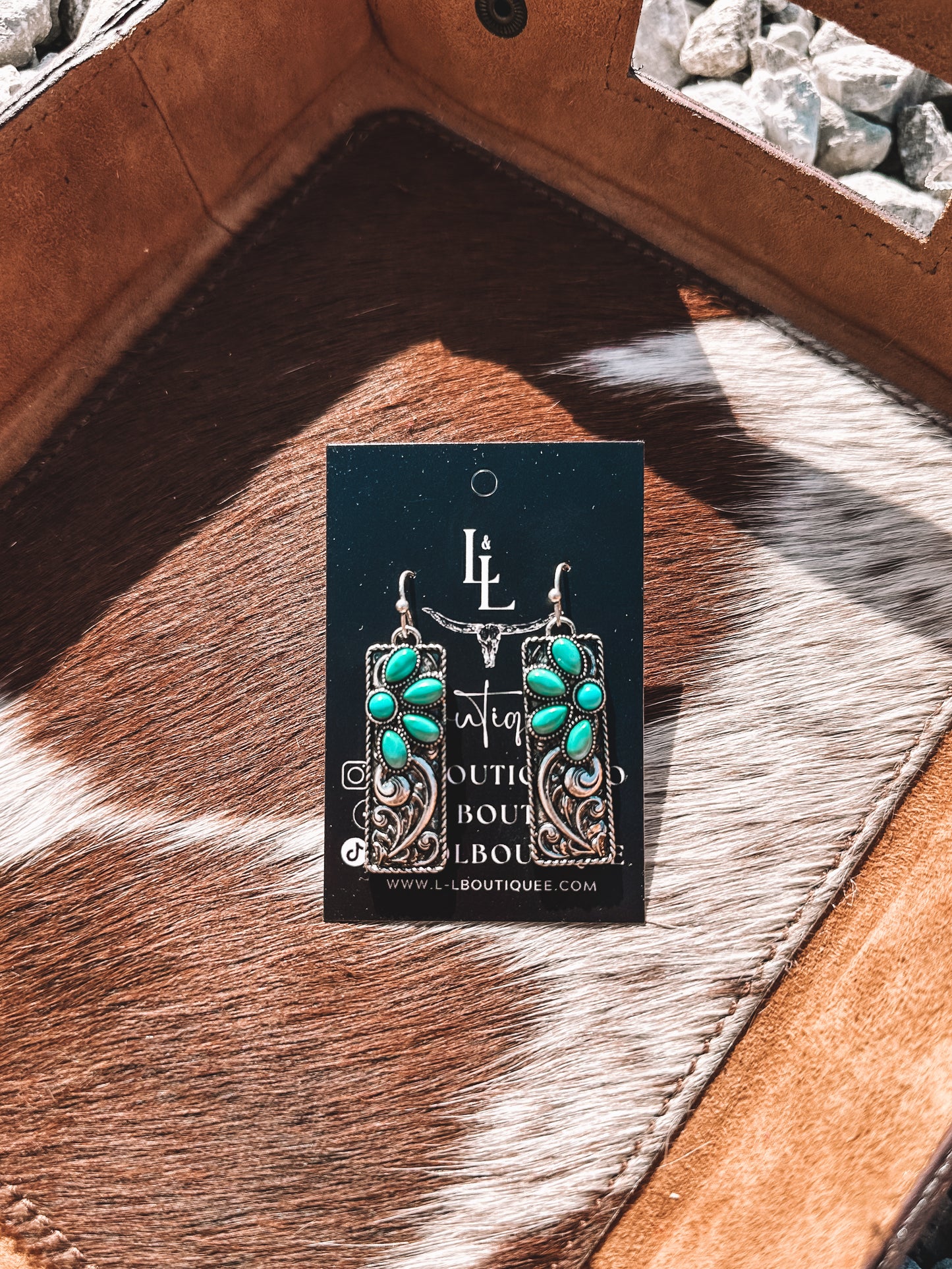 Flower Crest Earrings