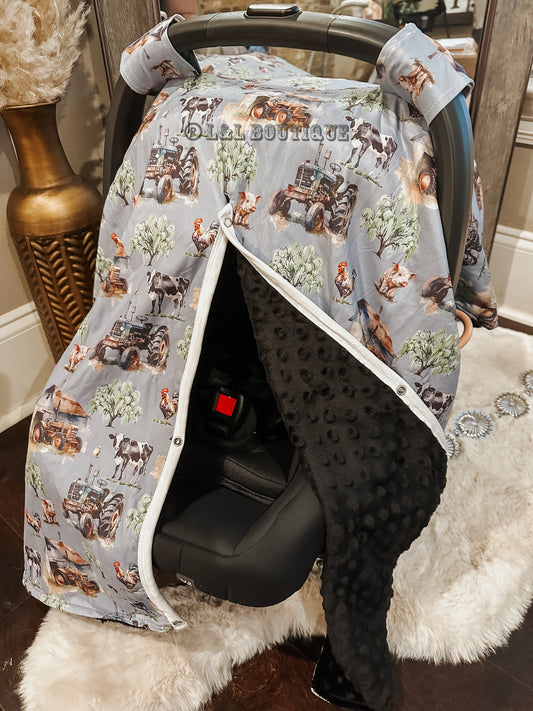 Tractor Car Seat Cover