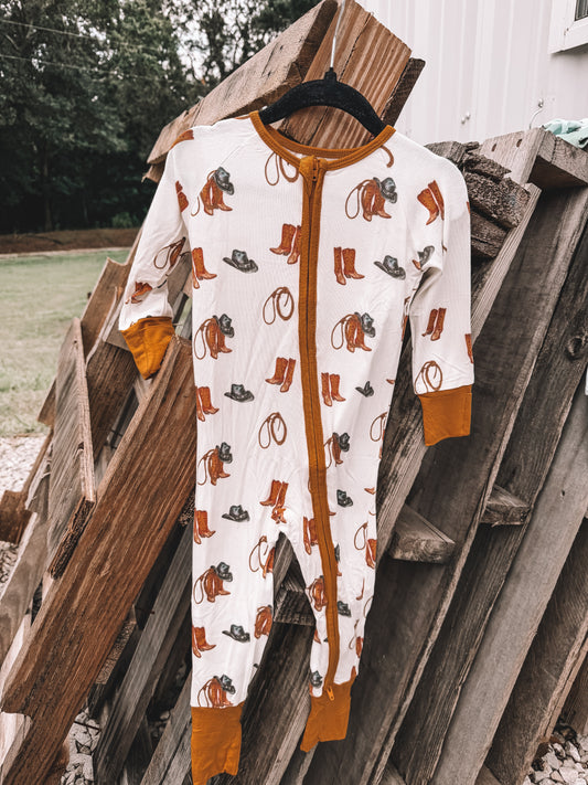Rodeo Bamboo Onesie