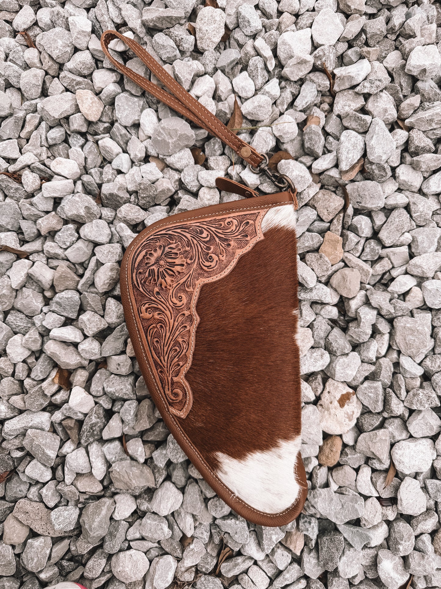 Cinder Leather & Cowhide Gun Sleeve