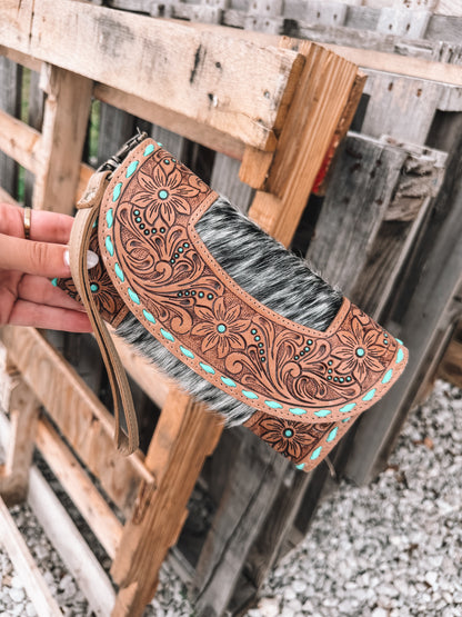 Stoneflower Cowhide & Leather Wallet