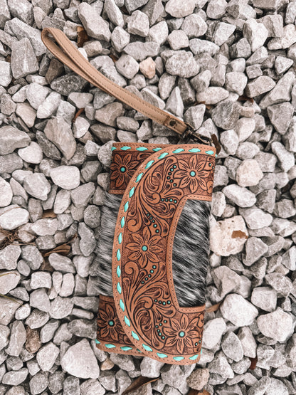 Stoneflower Cowhide & Leather Wallet