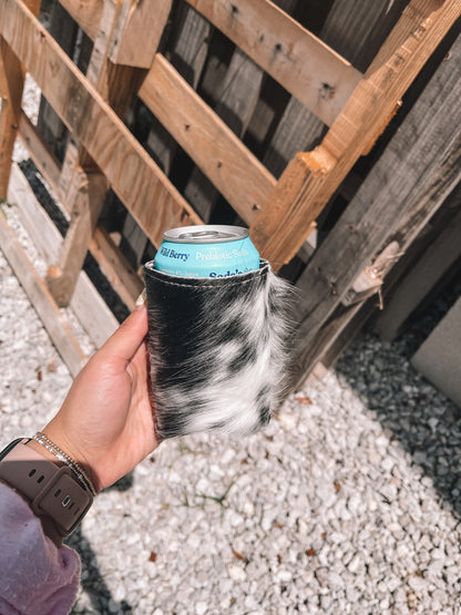Standard Cowhide Koozie Dark