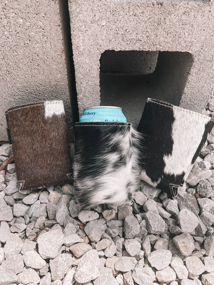 Standard Cowhide Koozie Dark