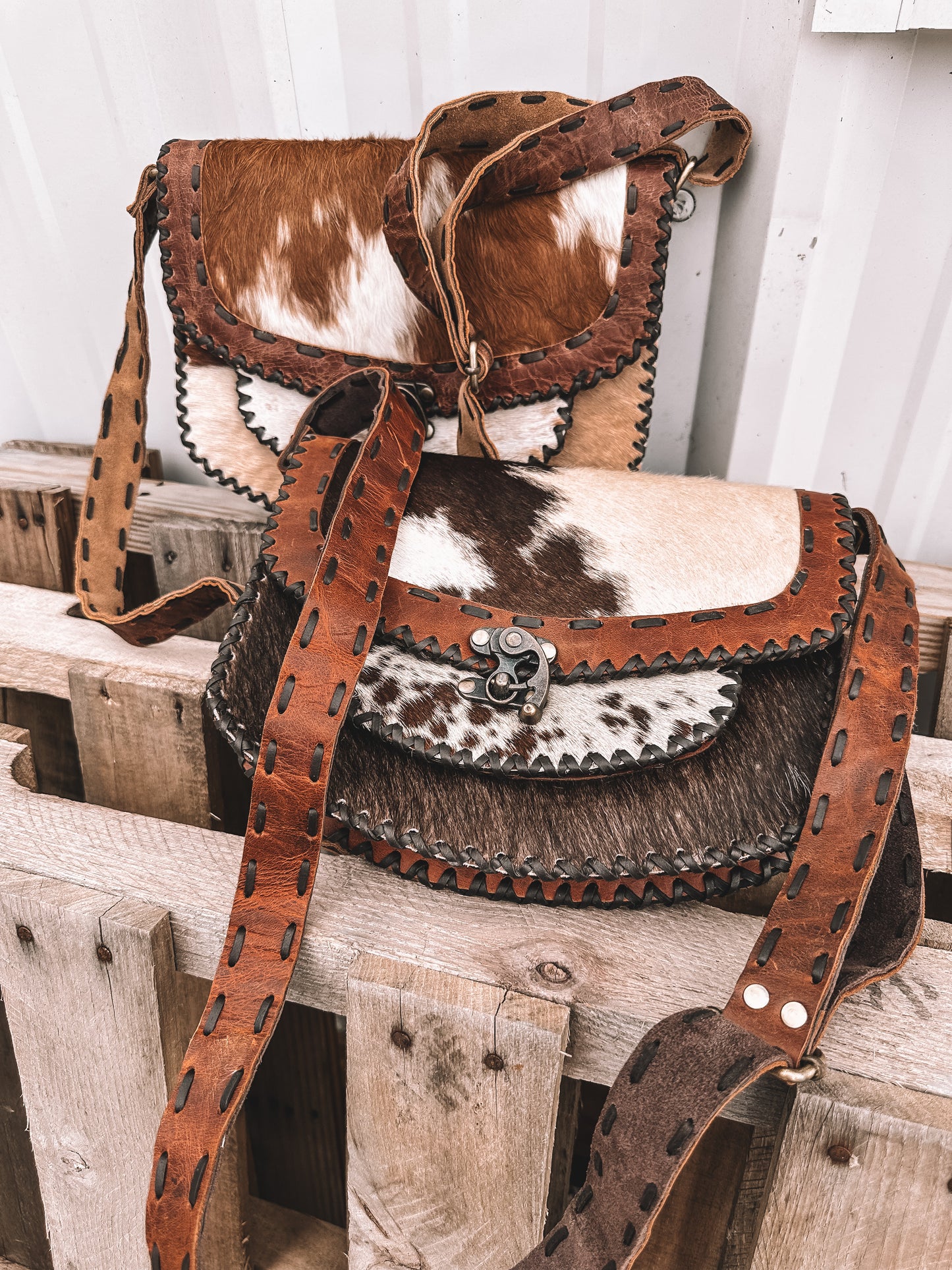Ginny Cowhide Crossbody *defective