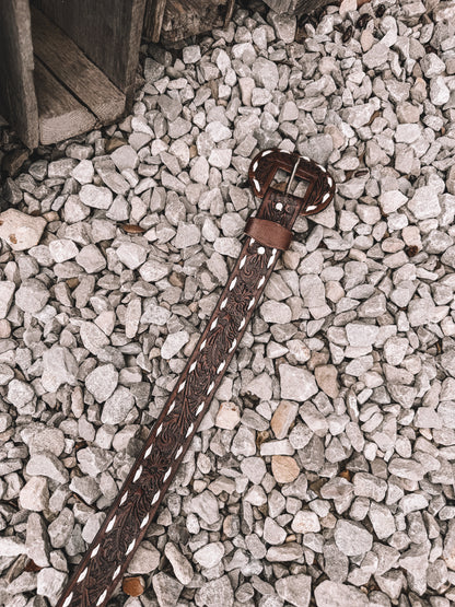 Jayce Tooled Leather Belt
