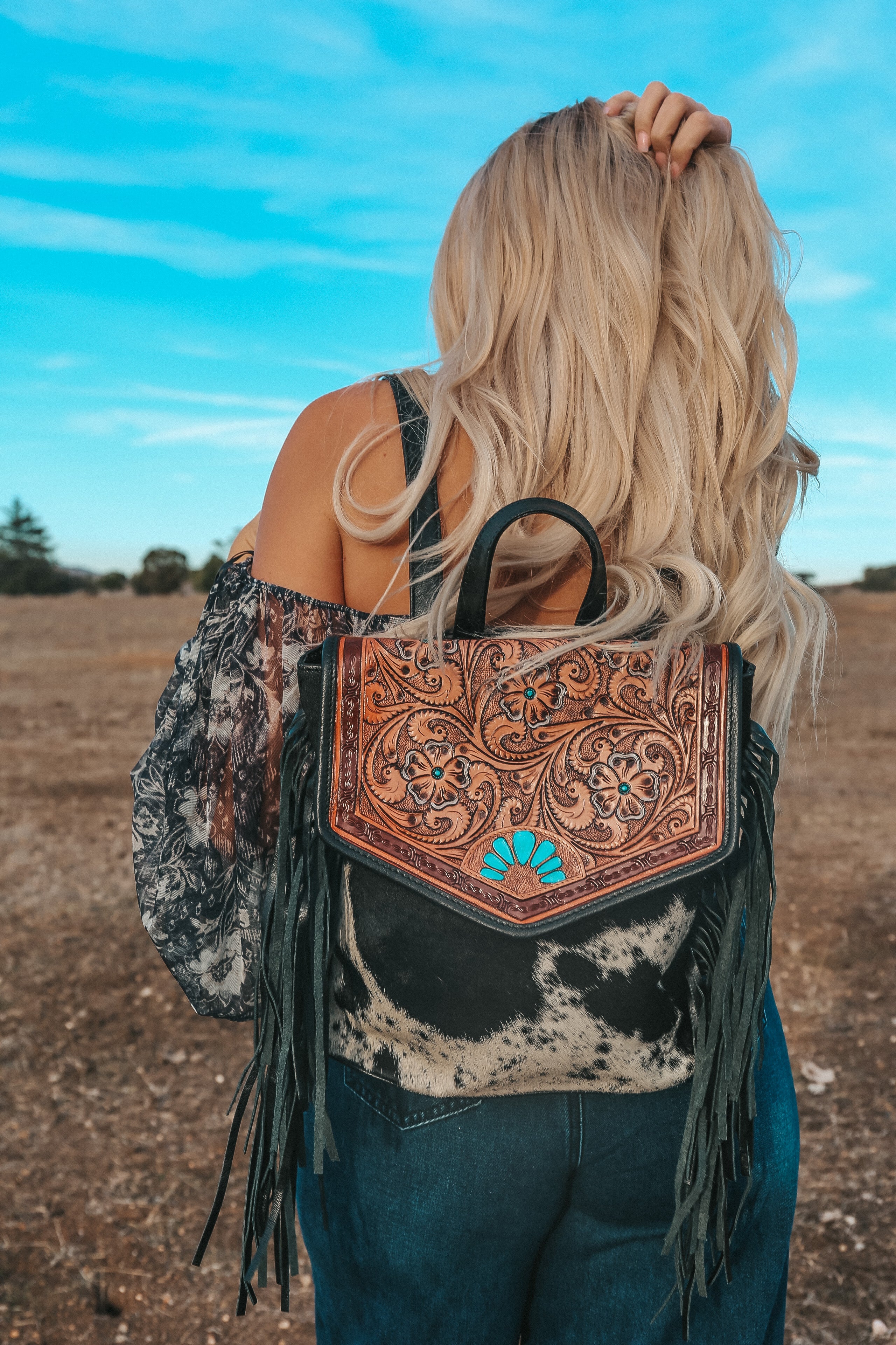 Ace High Bonnie Backpack a Haute Southern Hyde by Beth Marie Exclusive L L Boutique