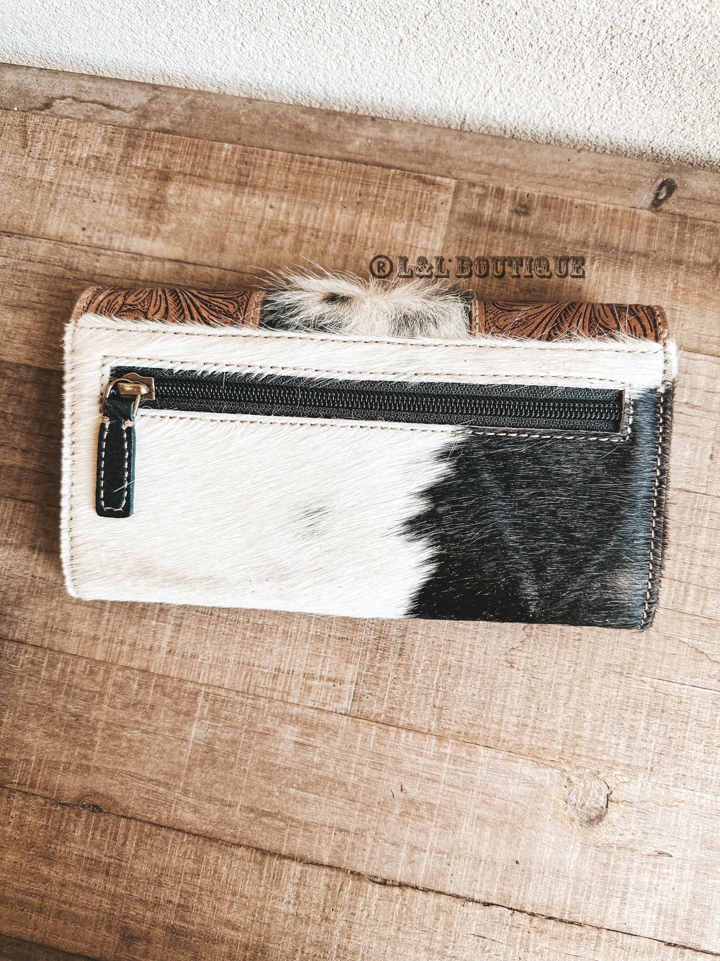 Classic Hand Tooled Cowhide Wallet