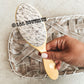 Cowhide Hair Brush